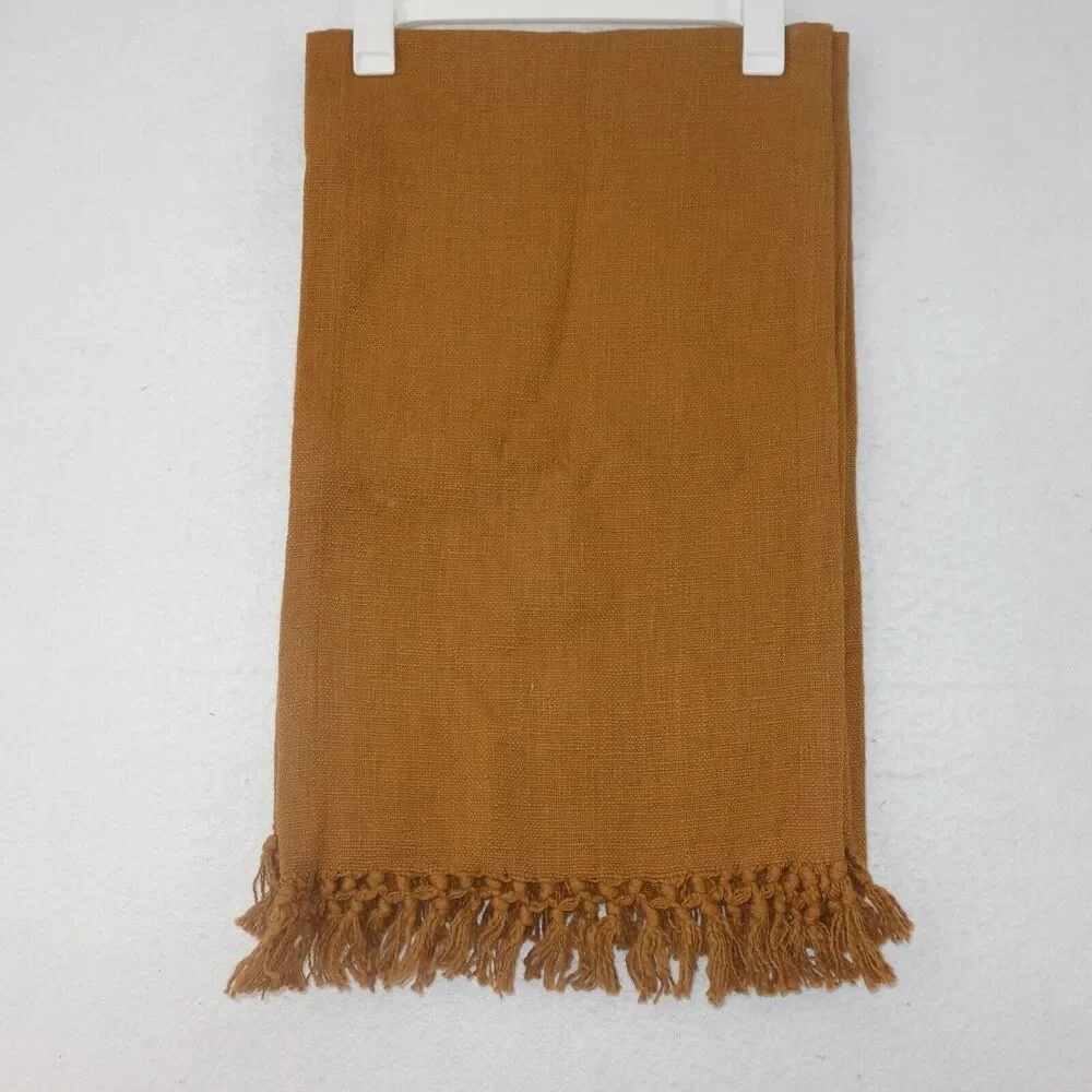 NEW Bee & Willow Femme Woven Tweed Table Runner 14”x90” Farmhouse CottageCore